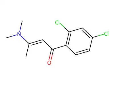 1-(2,4-Dichlorophenyl)-3-(dimethylamino)but-2-en-1-one structure