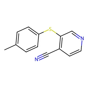 3-[(4-Methylphenyl)sulfanyl]isonicotinonitrile structure