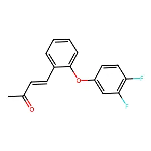4-[2-(3,4-Difluorophenoxy)phenyl]but-3-en-2-one structure