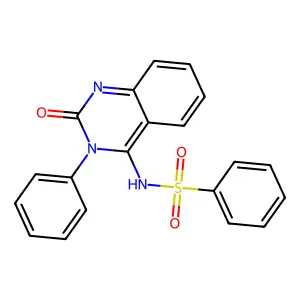 N-(2-oxo-3-phenylquinazolin-4-yl)benzenesulfonamide structure