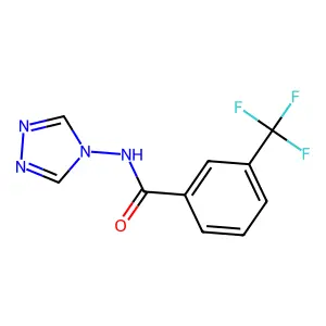 N-(4H-1,2,4-triazol-4-yl)-3-(trifluoromethyl)benzamide structure