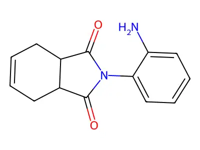 2-(2-aminophenyl)-3a,4,7,7a-tetrahydro-1H-isoindole-1,3(2H)-dione structure