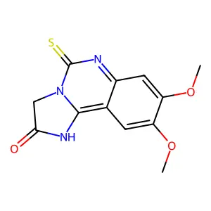 8,9-dimethoxy-5-thioxo-5,6-dihydroimidazo[1,2-c]quinazolin-2(3H)-one structure