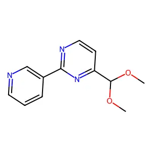 4-(Dimethoxymethyl)-2-pyridin-3-ylpyrimidine structure
