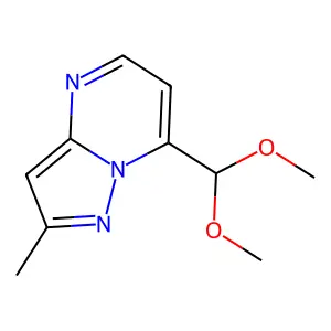 7-(Dimethoxymethyl)-2-methylpyrazolo[1,5-a]pyrimidine structure