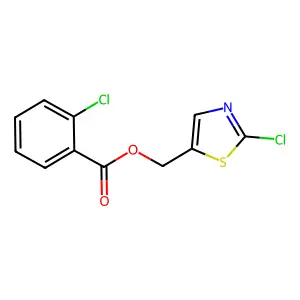 (2-Chloro-1,3-thiazol-5-yl)methyl 2-chlorobenzoate structure