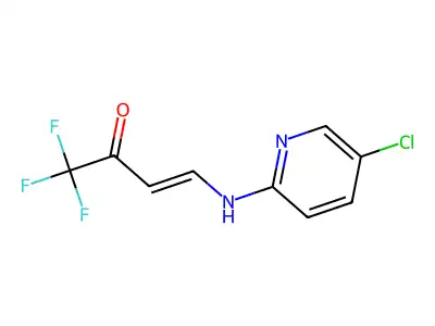 4-[(5-Chloro-2-pyridinyl)amino]-1,1,1-trifluorobut-3-en-2-one structure