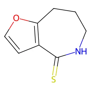 5,6,7,8-tetrahydro-4H-furo[3,2-c]azepine-4-thione structure