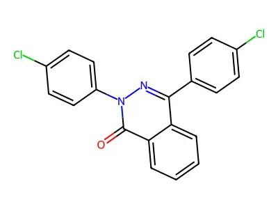 2,4-Bis(4-chlorophenyl)phthalazin-1-one structure