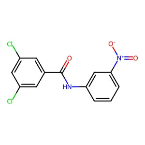 3,5-dichloro-N-(3-nitrophenyl)benzenecarboxamide structure