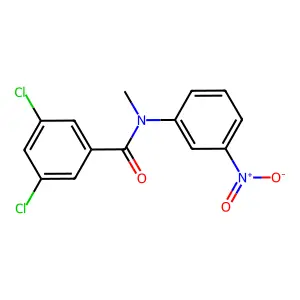 3,5-dichloro-N-methyl-N-(3-nitrophenyl)benzamide structure