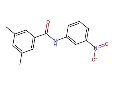 3,5-dimethyl-N-(3-nitrophenyl)benzamide structure