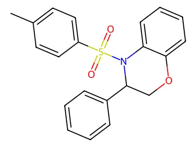 4-(4-Methylphenyl)sulfonyl-3-phenyl-2,3-dihydro-1,4-benzoxazine structure