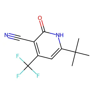 6-(Tert-butyl)-2-hydroxy-4-(trifluoromethyl)nicotinonitrile structure