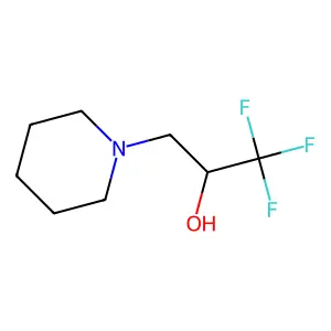 alpha-(Trifluoromethyl)-1-piperidineethanol structure