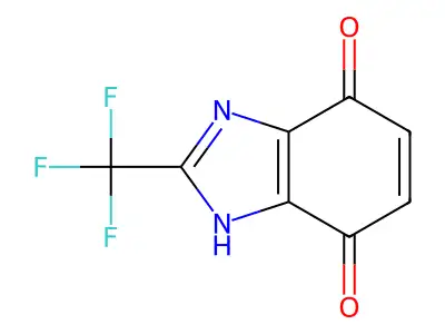 2-(trifluoromethyl)-1H-1,3-benzimidazole-4,7-dione structure