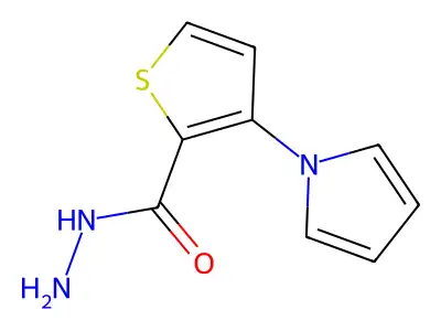3-(1H-Pyrrol-1-YL)thiophene-2-carbohydrazide structure