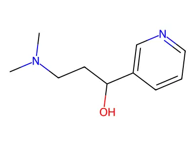 3-(Dimethylamino)-1-(pyridin-3-yl)propan-1-ol structure