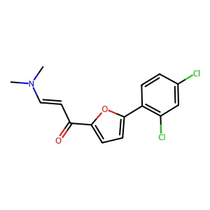 1-[5-(2,4-Dichlorophenyl)furan-2-yl]-3-(dimethylamino)prop-2-en-1-one structure
