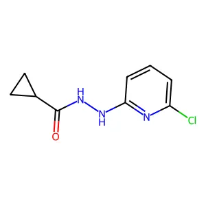 N'-(6-chloropyridin-2-yl)cyclopropanecarbohydrazide structure