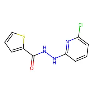 N'-(6-chloropyridin-2-yl)thiophene-2-carbohydrazide structure