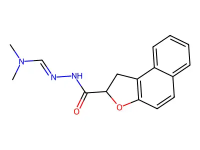 N'-[(dimethylamino)methylidene]-1H,2H-naphtho[2,1-b]furan-2-carbohydrazide structure