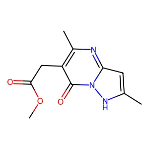 Methyl 2-(7-hydroxy-2,5-dimethylpyrazolo[1,5-a]pyrimidin-6-yl)acetate structure