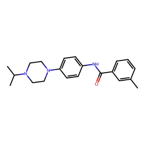 N-[4-(4-isopropylpiperazino)phenyl]-3-methylbenzenecarboxamide structure