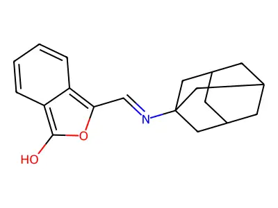 3-[(1-adamantylamino)methylene]-2-benzofuran-1(3H)-one structure