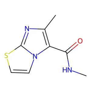 N,6-dimethylimidazo[2,1-b][1,3]thiazole-5-carboxamide structure