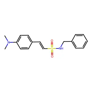 N-benzyl-2-[4-(dimethylamino)phenyl]ethenesulfonamide structure