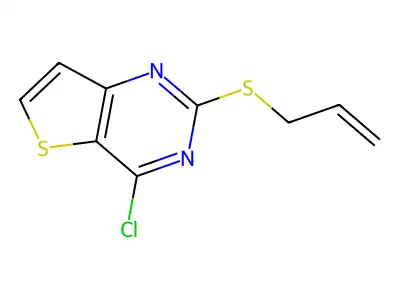 4-Chloro-2-(prop-2-en-1-ylsulfanyl)thieno[3,2-d]pyrimidine structure