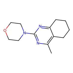 4-Methyl-2-morpholino-5,6,7,8-tetrahydroquinazoline structure