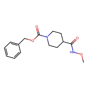 Benzyl 4-(methoxycarbamoyl)piperidine-1-carboxylate structure