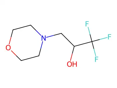1,1,1-Trifluoro-3-morpholin-4-ylpropan-2-ol structure