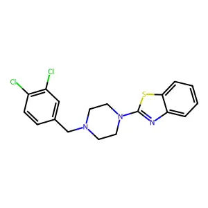 2-[4-(3,4-Dichlorobenzyl)piperazino]-1,3-benzothiazole structure