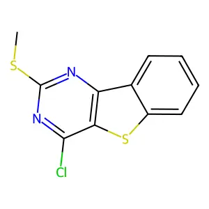 4-Chloro[1]benzothieno[3,2-d]pyrimidin-2-yl methyl sulfide structure