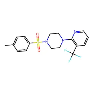 1-(4-Methylbenzenesulfonyl)-4-[3-(trifluoromethyl)pyridin-2-yl]piperazine structure