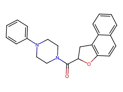 1,2-Dihydronaphtho[2,1-b]furan-2-yl(4-phenylpiperazino)methanone structure