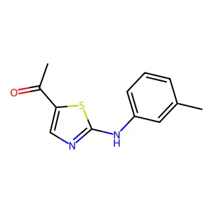 1-[2-(3-Toluidino)-1,3-thiazol-5-yl]-1-ethanone structure