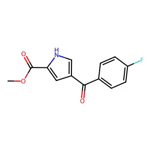 methyl 4-(4-fluorobenzoyl)-1H-pyrrole-2-carboxylate structure