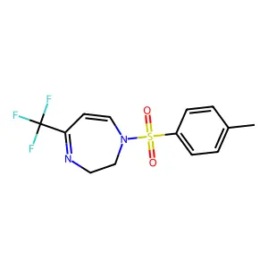 1-[(4-methylphenyl)sulfonyl]-5-(trifluoromethyl)-2,3-dihydro-1H-1,4-diazepine structure