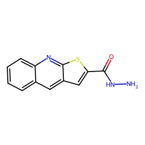 Thieno[2,3-b]quinoline-2-carbohydrazide structure