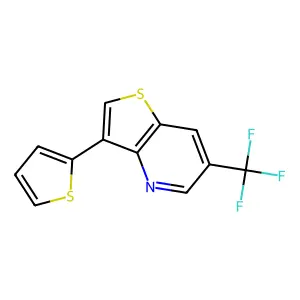 3-(2-Thienyl)-6-(trifluoromethyl)thieno[3,2-b]pyridine structure