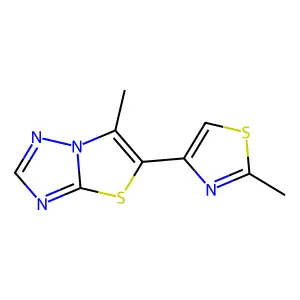 6-Methyl-5-(2-methyl-1,3-thiazol-4-yl)[1,3]thiazolo[3,2-b][1,2,4]triazole structure