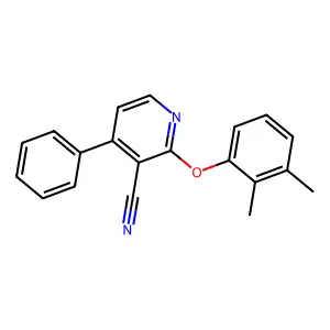 2-(2,3-Dimethylphenoxy)-4-phenylnicotinonitrile structure