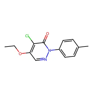 4-chloro-5-ethoxy-2-(4-methylphenyl)-3(2H)-pyridazinone structure