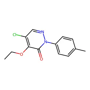 5-chloro-4-ethoxy-2-(4-methylphenyl)-3(2H)-pyridazinone structure