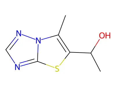 1-(6-Methylthiazolo[3,2-b][1,2,4]triazol-5-yl)ethanol structure