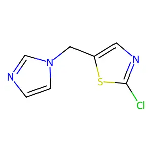 2-chloro-5-(1H-imidazol-1-ylmethyl)-1,3-thiazole structure